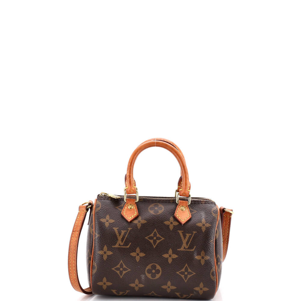 Louis Vuitton Nano Speedy Bandouliere Bag